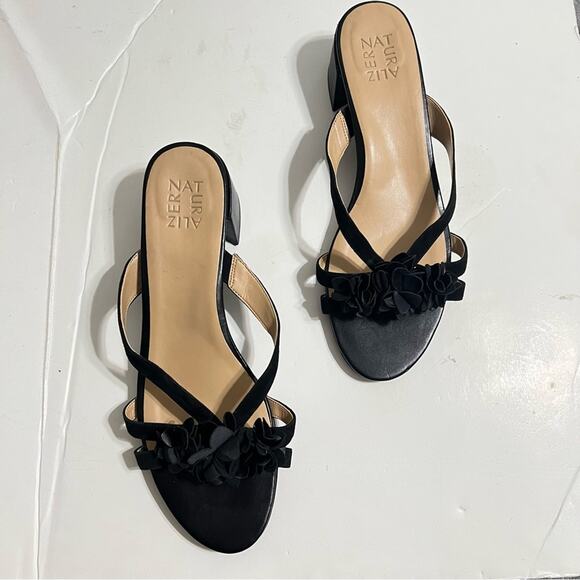 Naturalizer Black Jupiter Slide Dress Sandals Size 11 - Picture 11 of 16